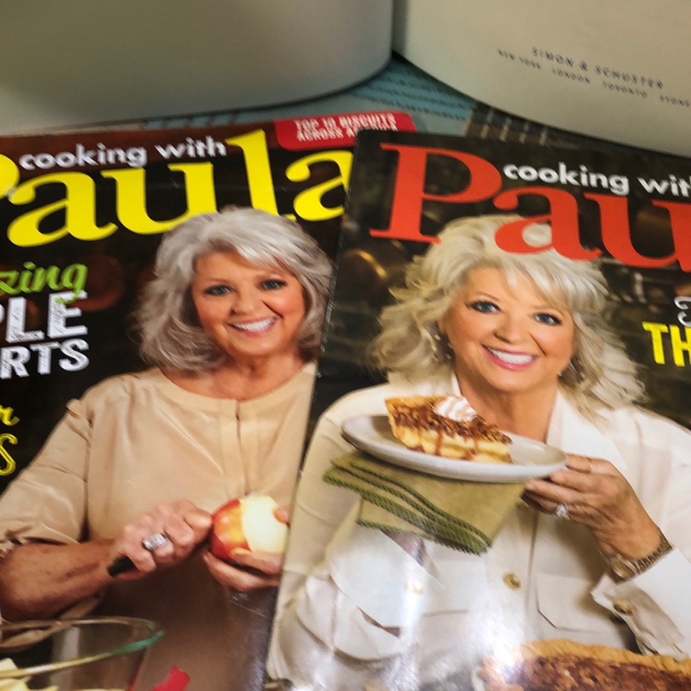 Paula Deen cookbook & 2 magazines